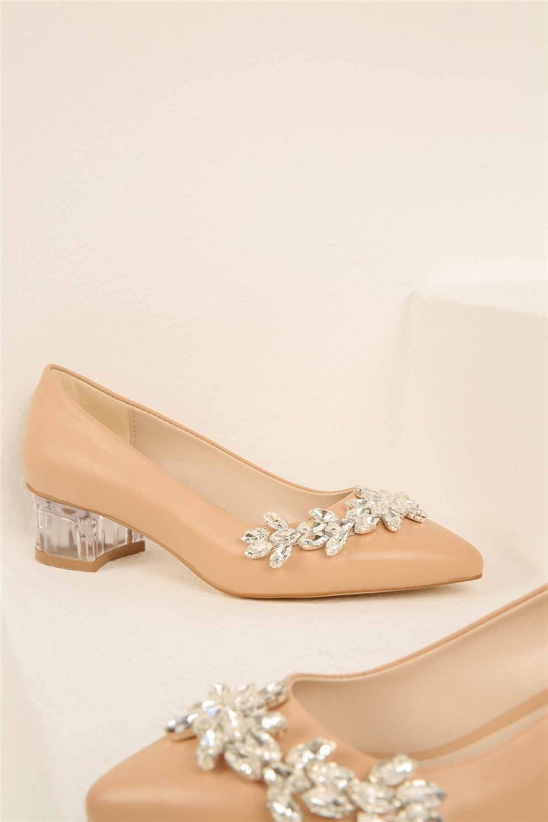 Women's elegant shoes - Beige #322720