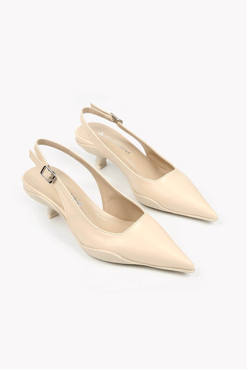 Women's elegant shoes - Beige #328873
