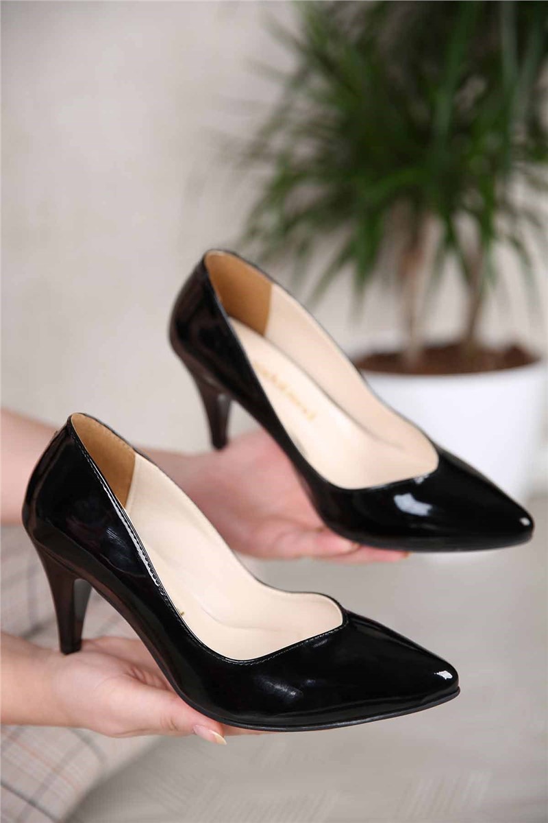 Ženske lakirane cipele - Crne 312244