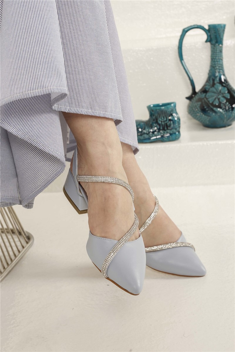 Women's casual shoes - Light blue #327419