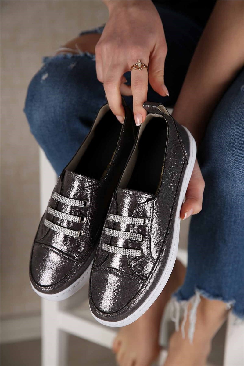 Women's Shoes - Dark Silver #299865