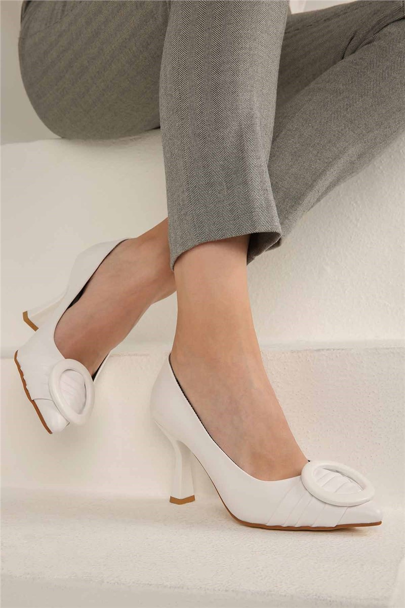 Sapatos Elegantes Femininos - Branco #321737