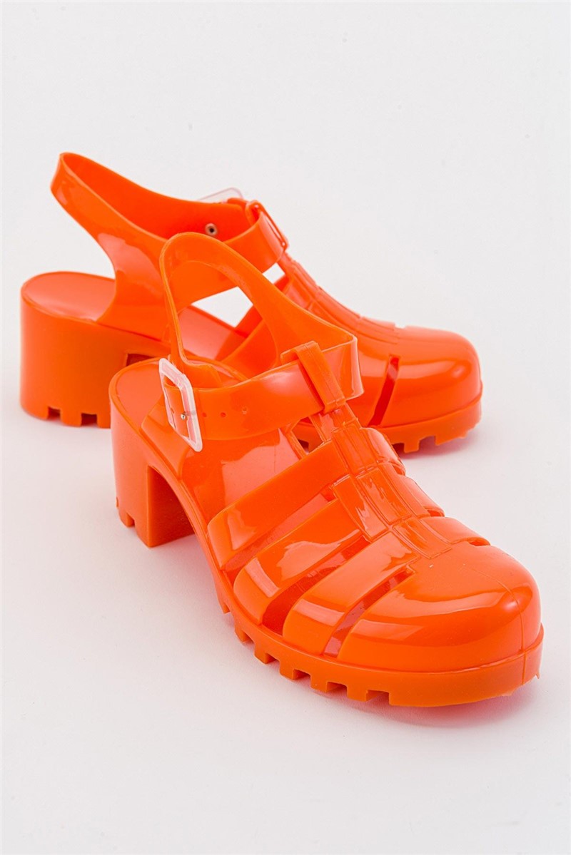 Women's Beach Sandals - Orange #381824 