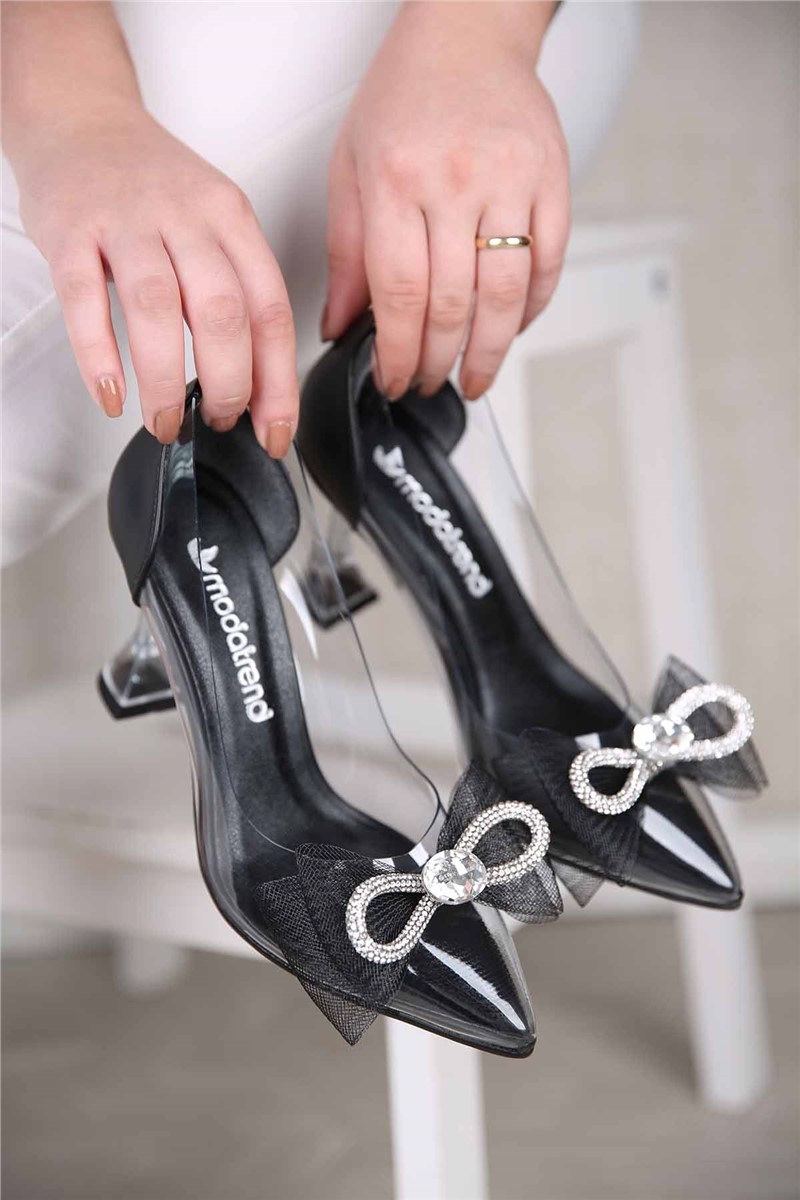 Scarpe da donna con tacco - Nero 307769