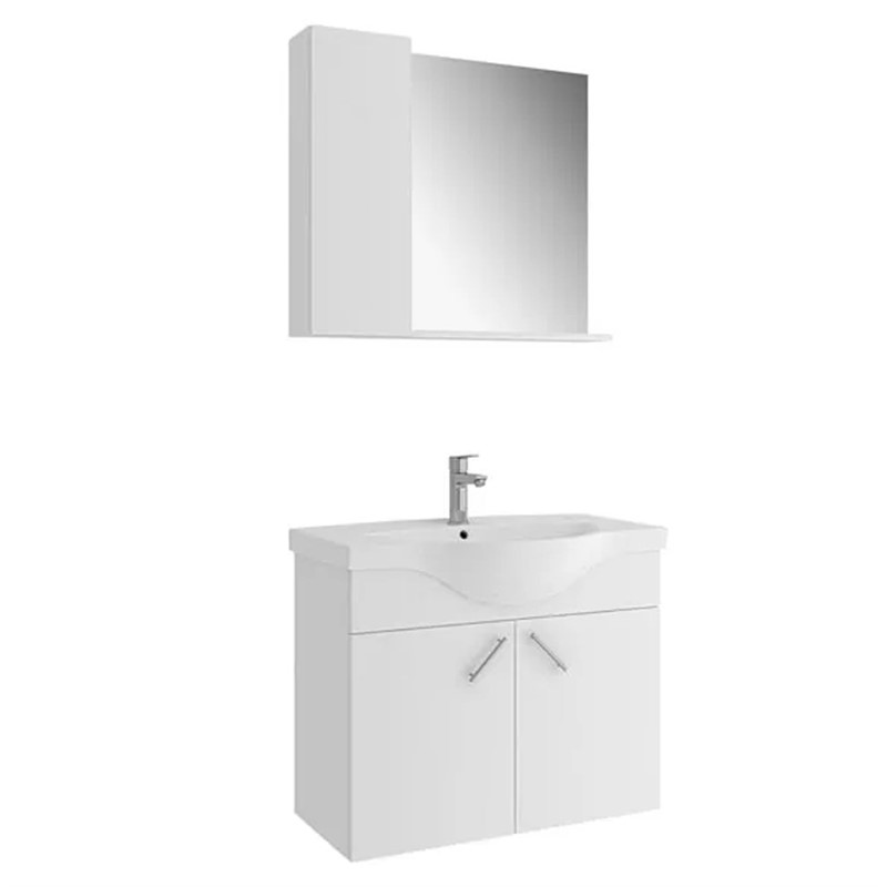 Kale Milena Bathroom Set 80 cm - White #349857