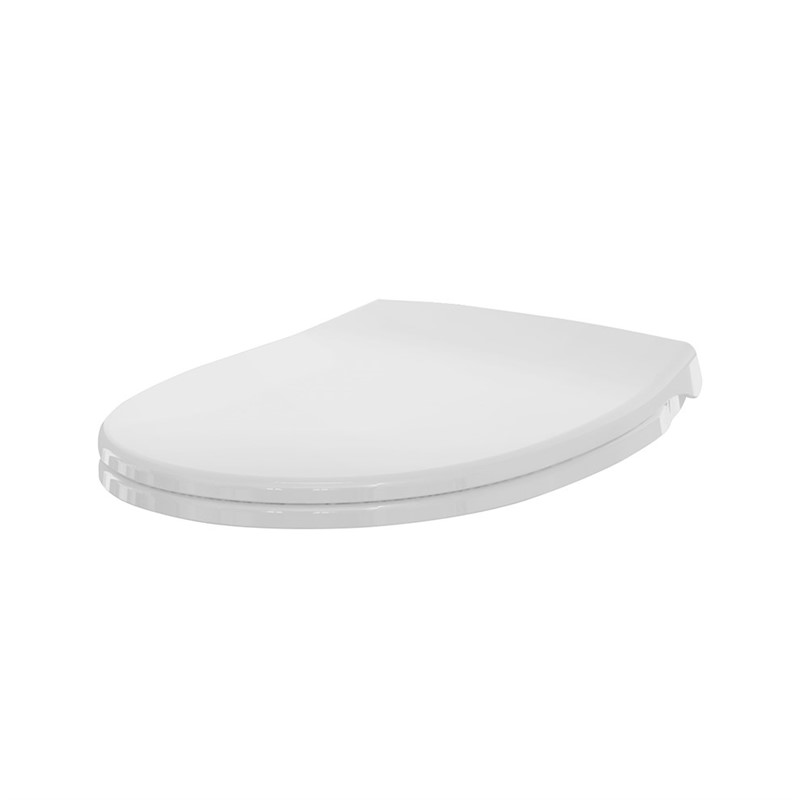 Kale Optimum Smart PP Soft Close Toilet Lid - White #343187