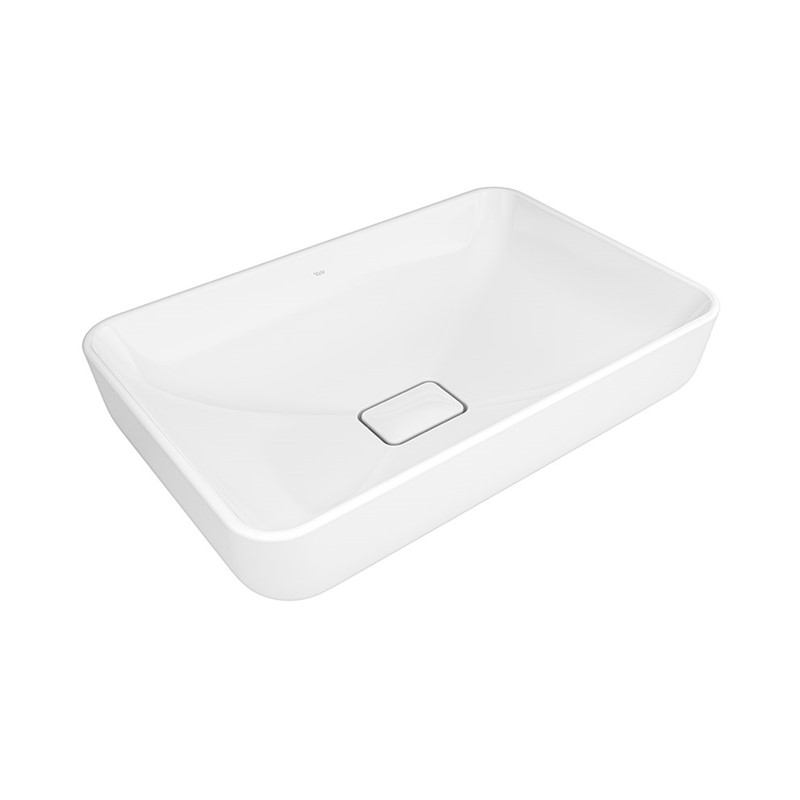 Kale Zero 2.0 Rectangular countertop sink 60 cm - White #343141