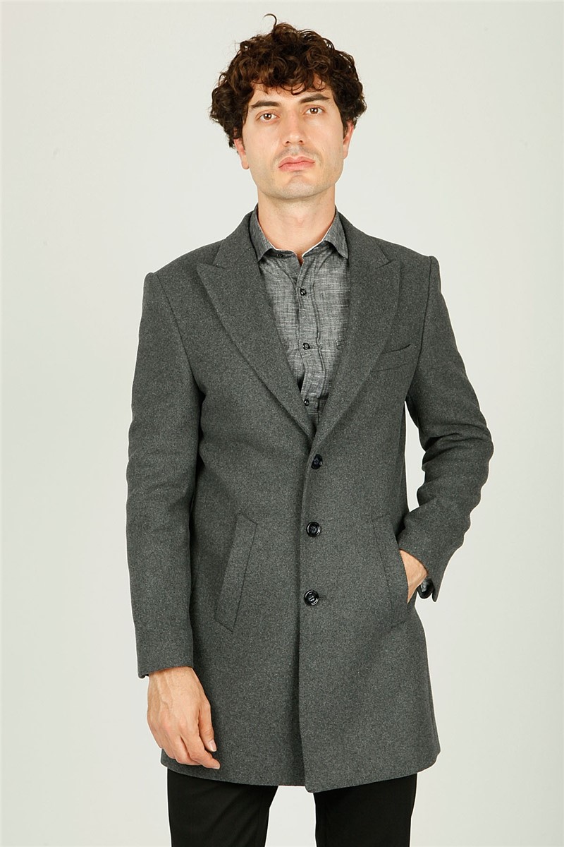 Centone Men's Coat - Grey #307240
