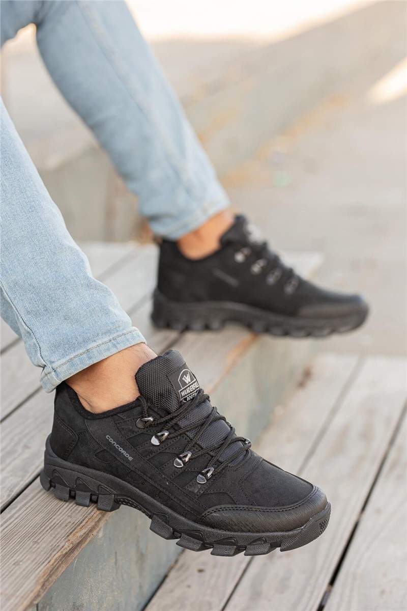 Men's Walking Shoes - Black #358812