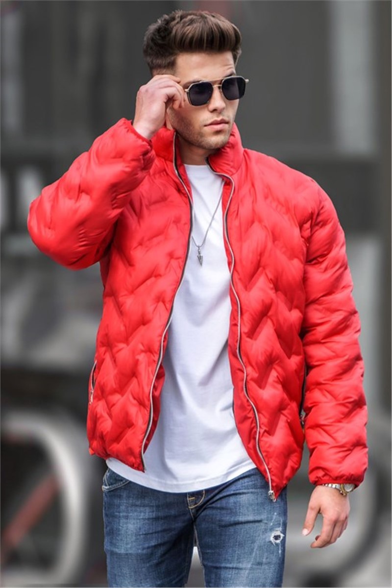 Jaqueta Curta Masculina 5701 - Vermelha #333630