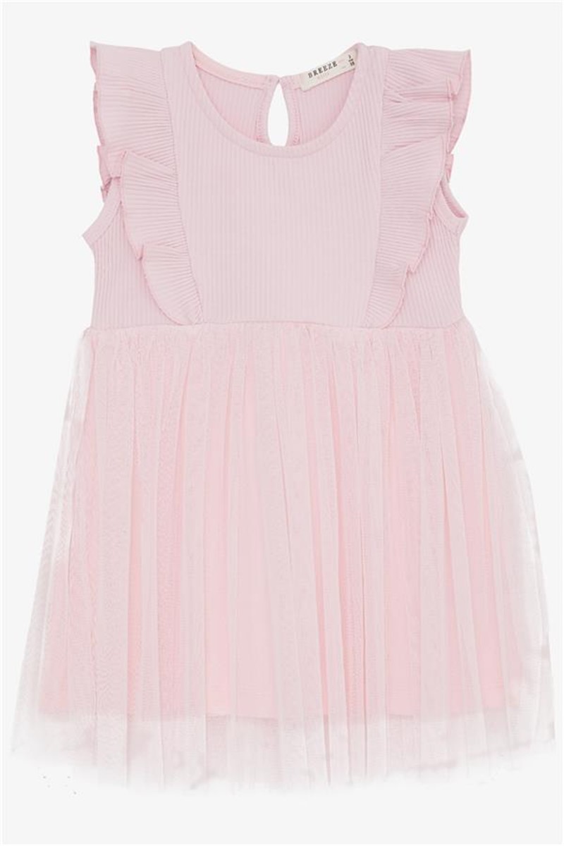 Rochie din tul pentru bebeluși - roz #383961