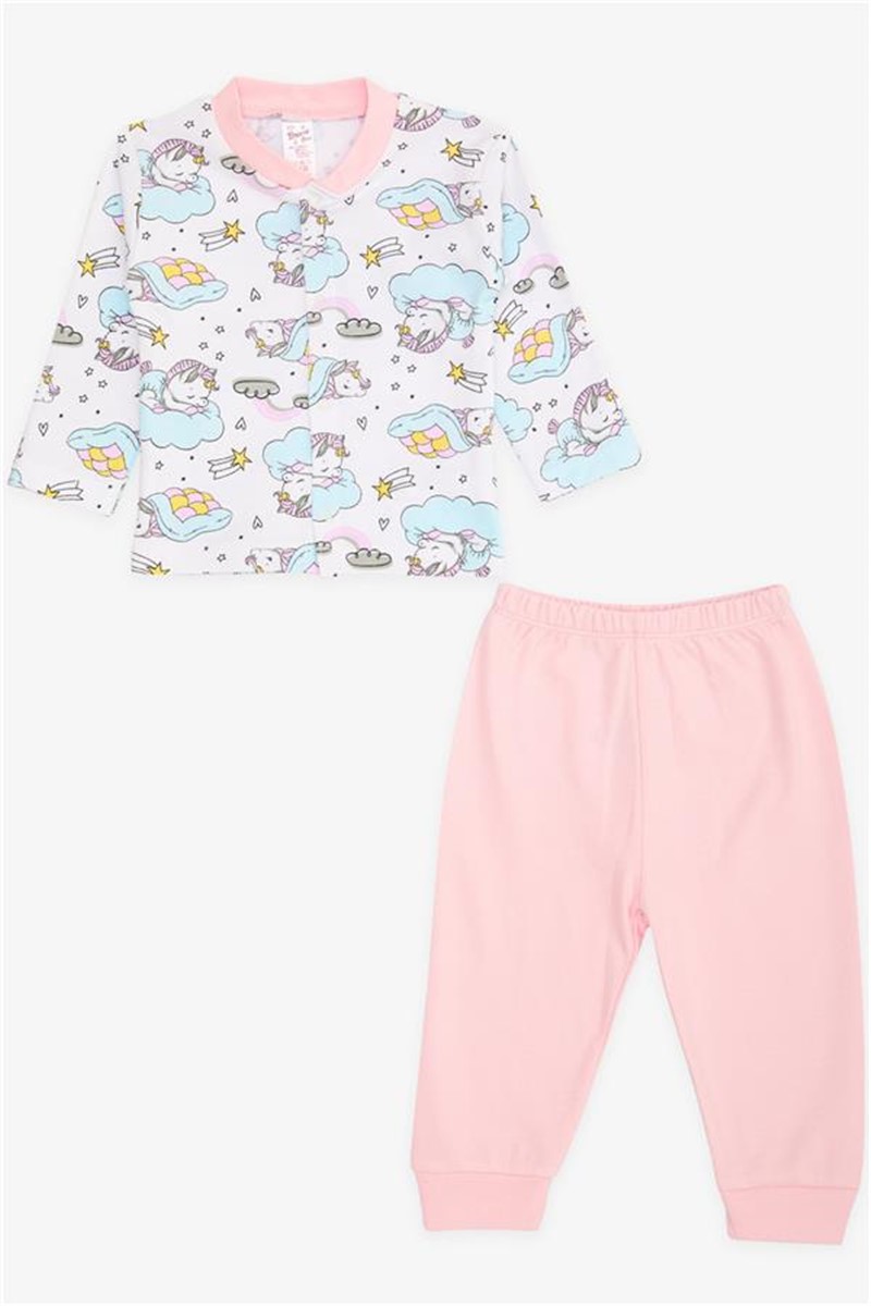 Dječja pidžama za djevojčice - Bijela #381134