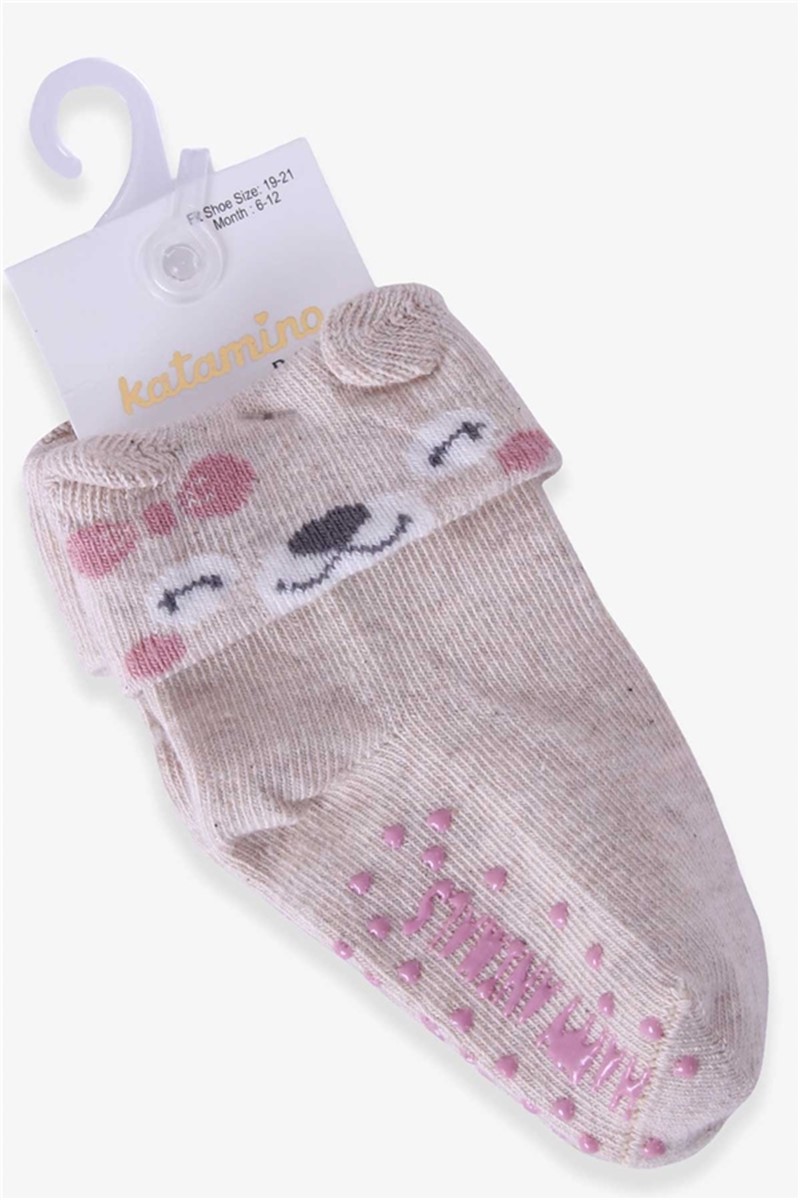 Baby Girl Socks - Beige #379099