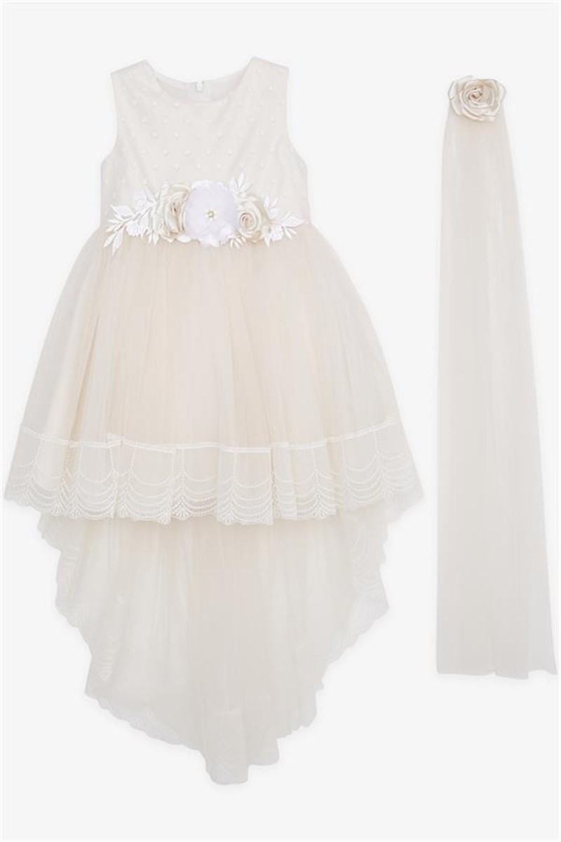 Children's formal dress - Cream #383984