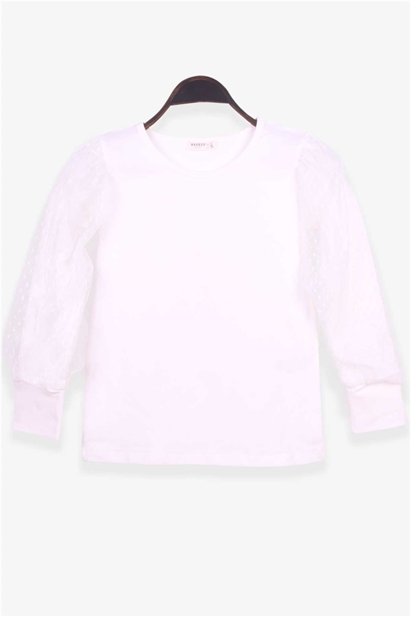 Children's blouse for girls - Ecru #379121