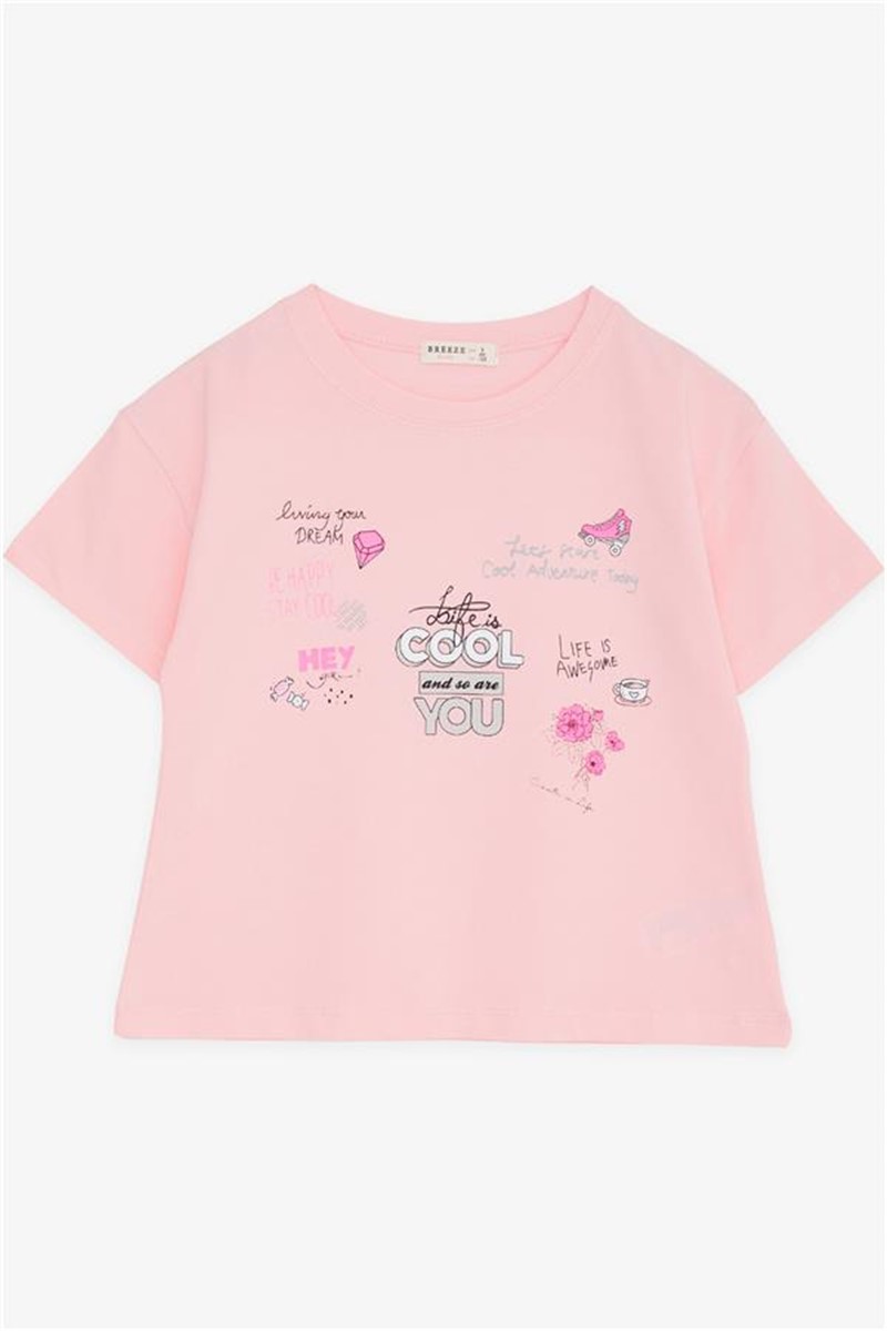 Children's T-shirt for girls - Color Powder #381349