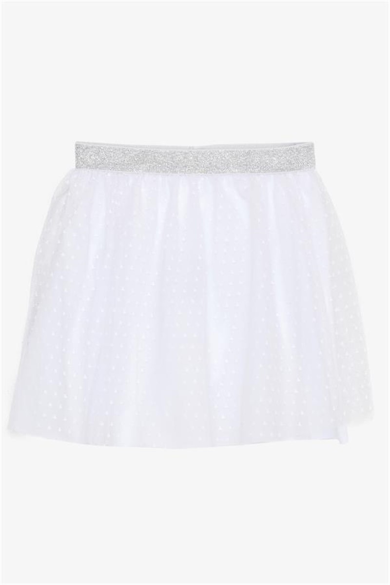 Children's skirt with tulle - White #383988