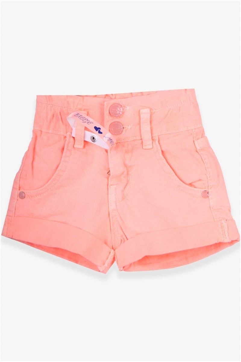 Kids Shorts for Girls - Light Orange #379528