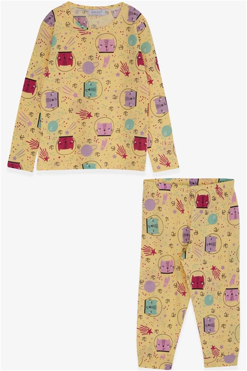 Children's pajamas for girls - Yellow #380153