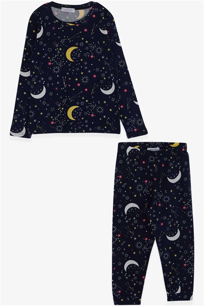 Children's pajamas for girls - Dark blue #380152