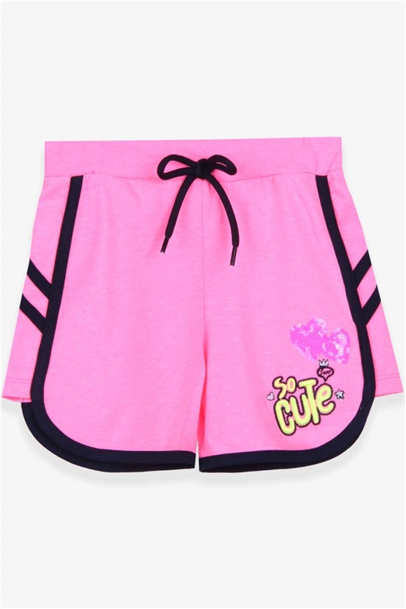 Kratke hlače za djevojčice - Pink #378950