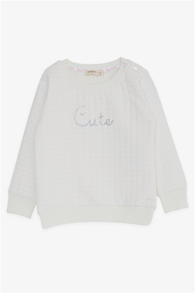 Kids Sweatshirt for Girls - White #381228