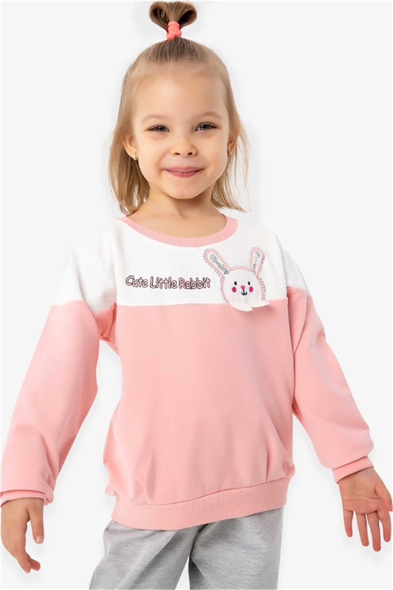 Džemper za djevojčicu - Pink #378671