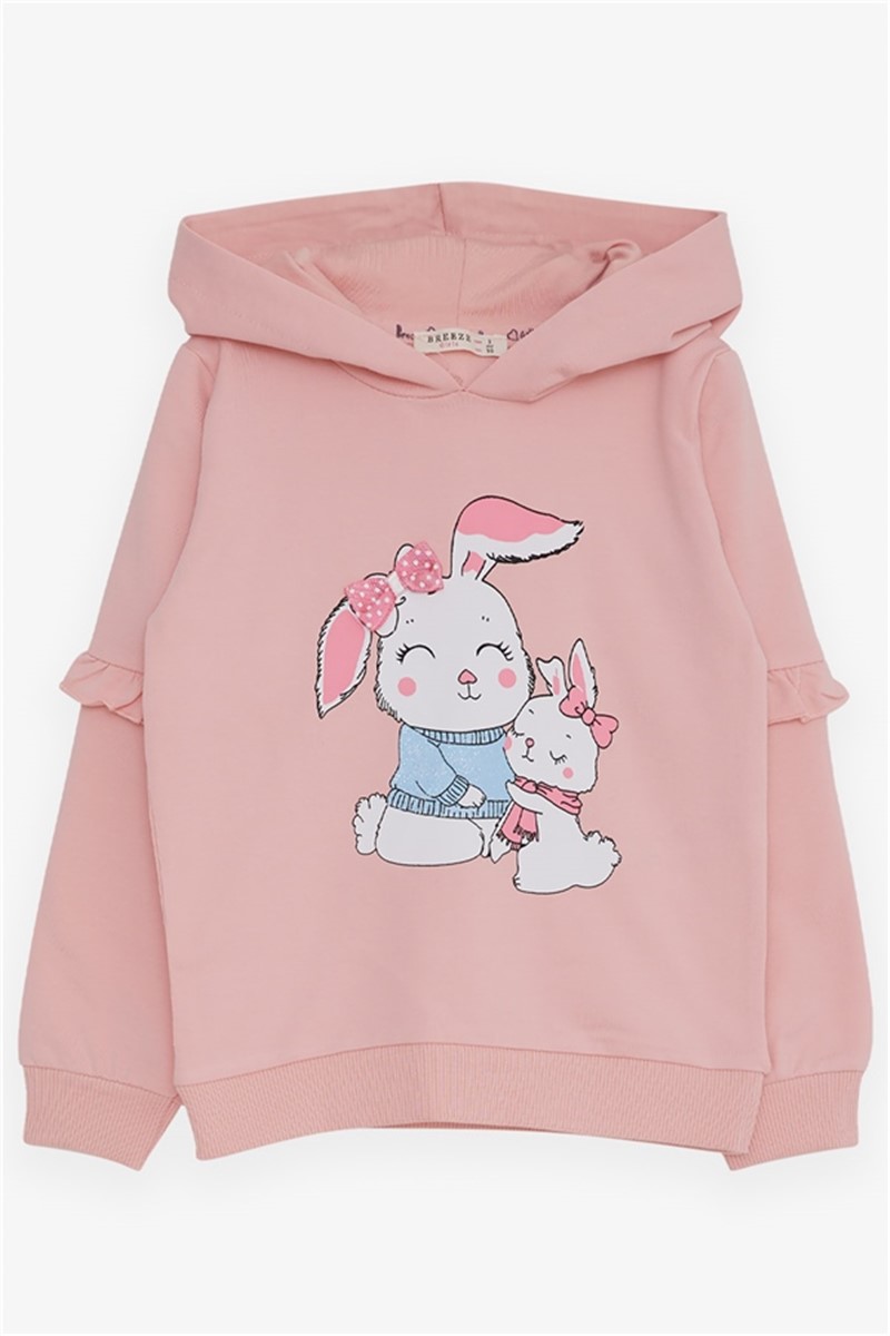 Children's sweatshirt for girls - Pink #380107