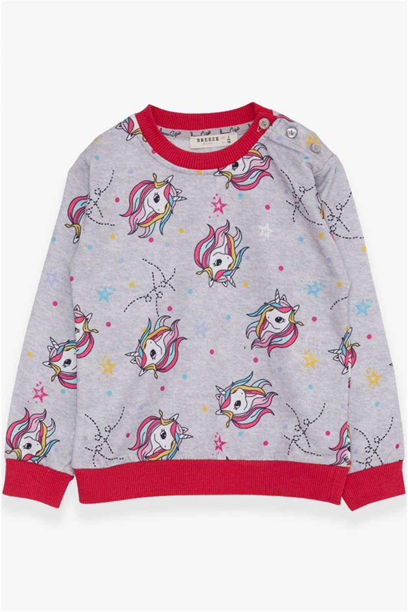 Children's sweatshirt for girls - Gray #379944