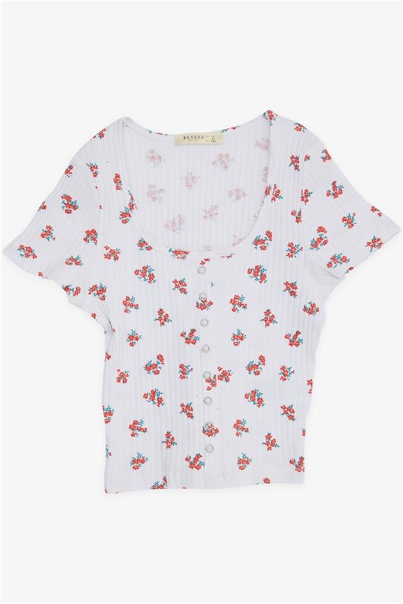 Children's t-shirt with pattern - White #379212