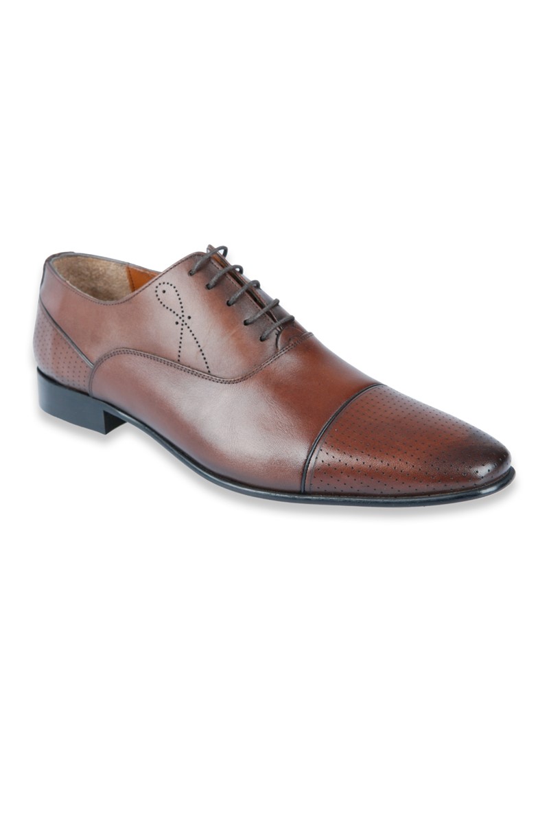 Men's leather shoes - Brown #268863