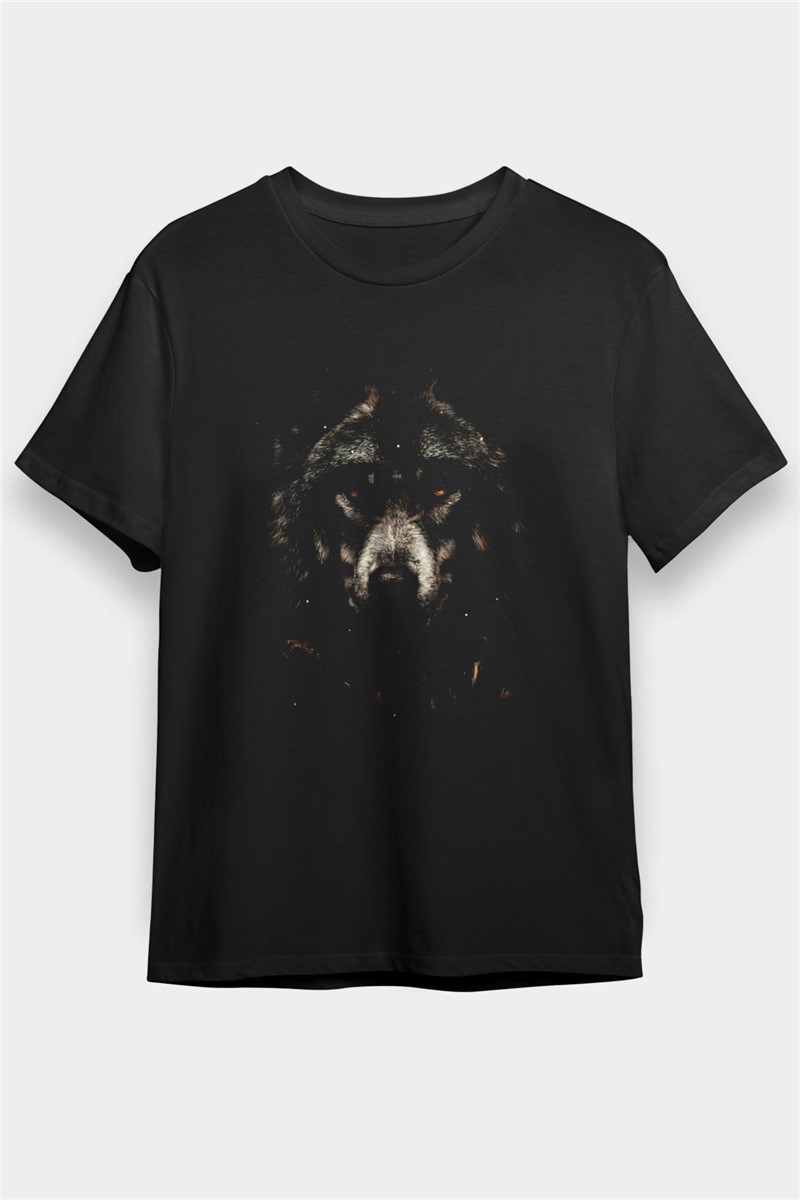 Unisex Print T-Shirt - Black #375642