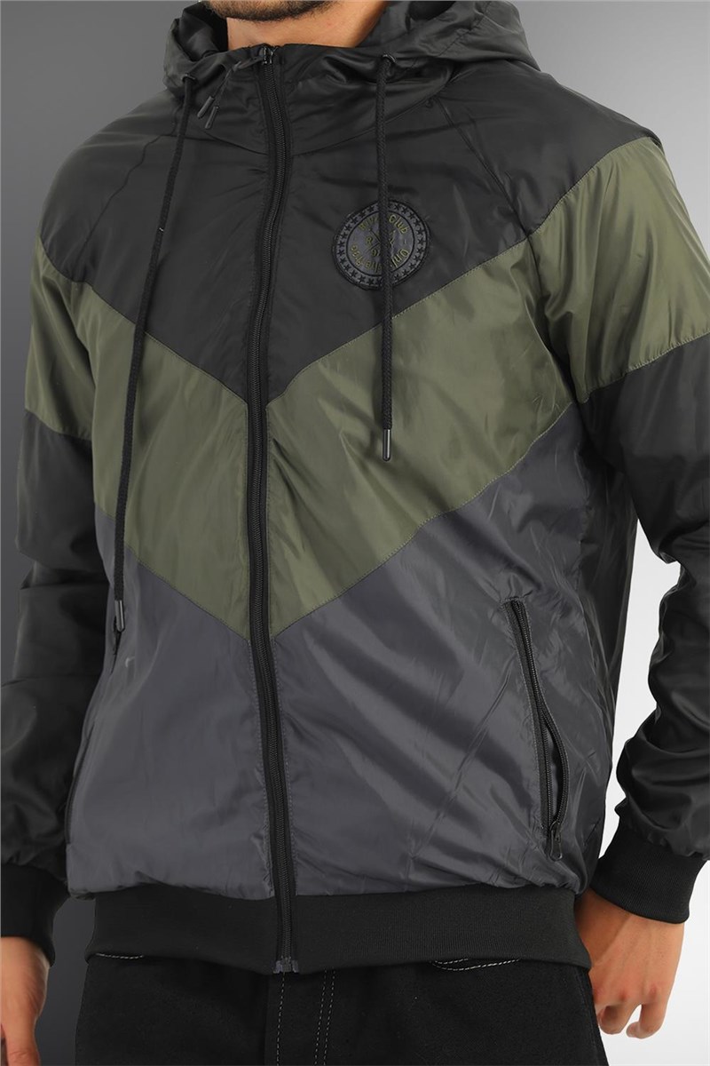 Impermeabile impermeabile da uomo RQY-79 - Nero #409343