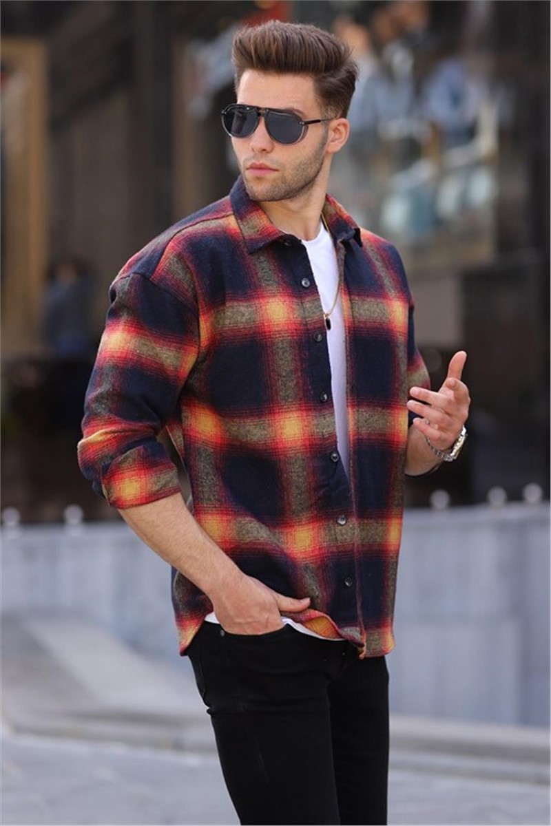 Men's Regular Fit Shirt 5558 - Navy #358429