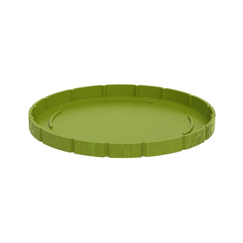 Lider Round Large Pot Stand - Light Green #341283