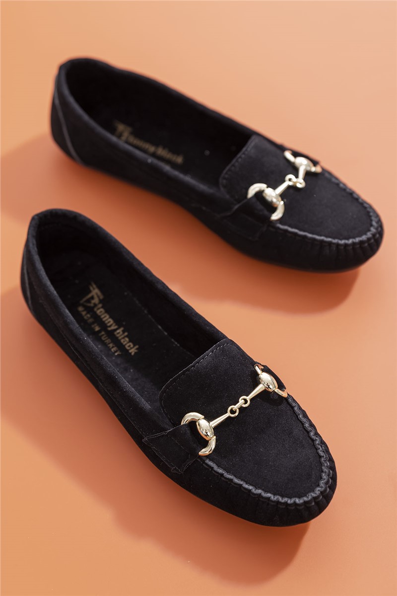 Women's Loafers - Black #273024