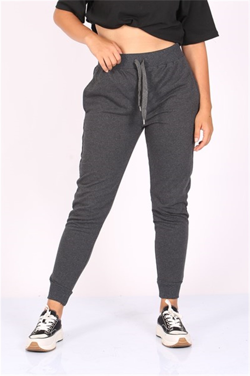Calça Esportiva Feminina MG1201 - Cinza Escuro #309155