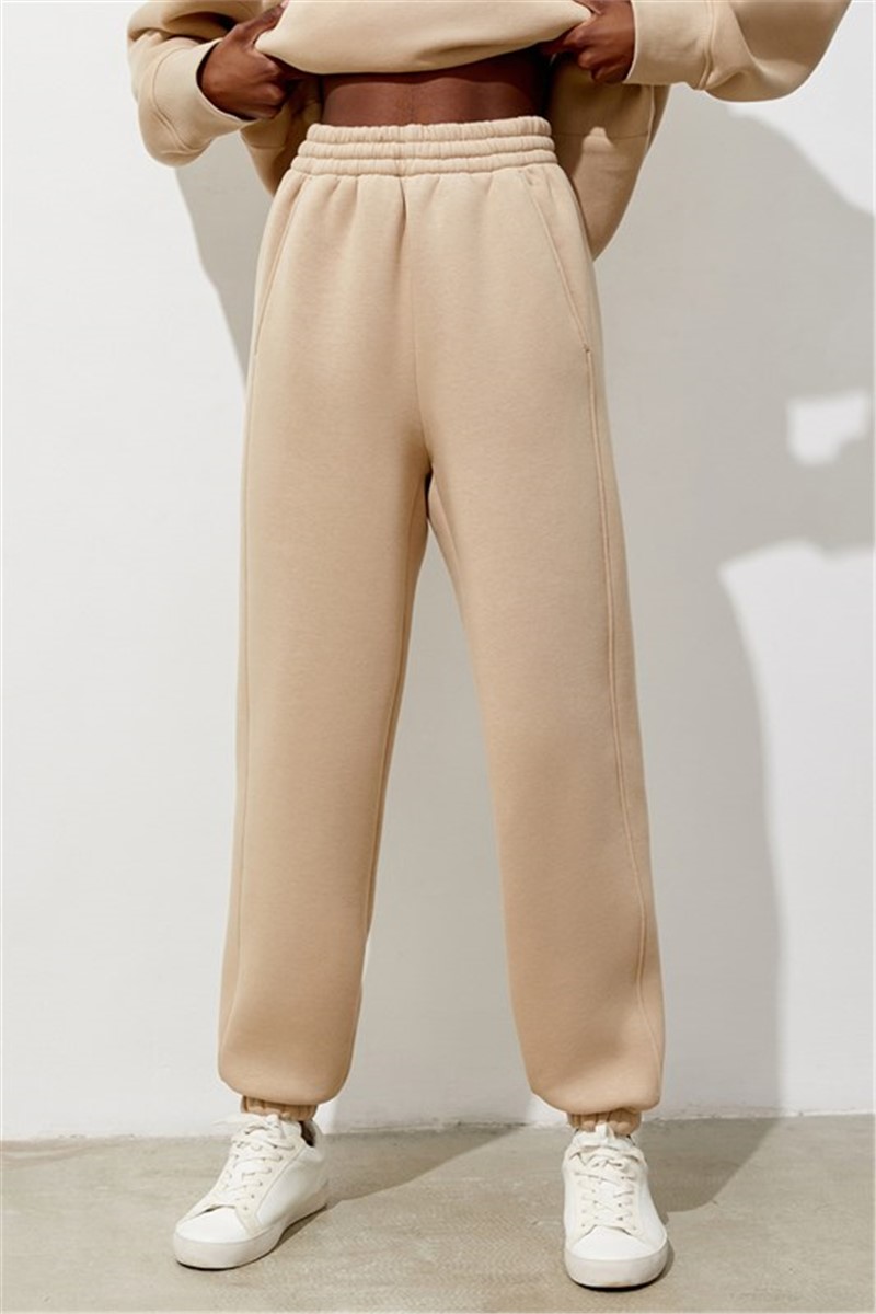 Women's sports pants MG1353 - Beige #326606