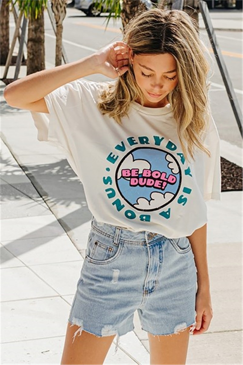 Ladies t-shirt MG948 - White 305752