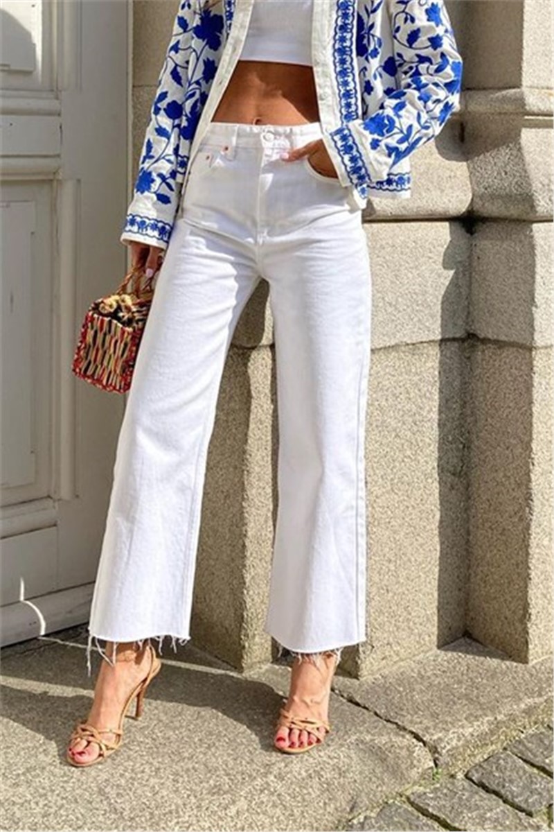 Jeans feminino - Branco 307097