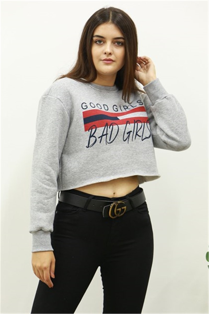 Women's sweatshirt MG081 - Gray 290943
