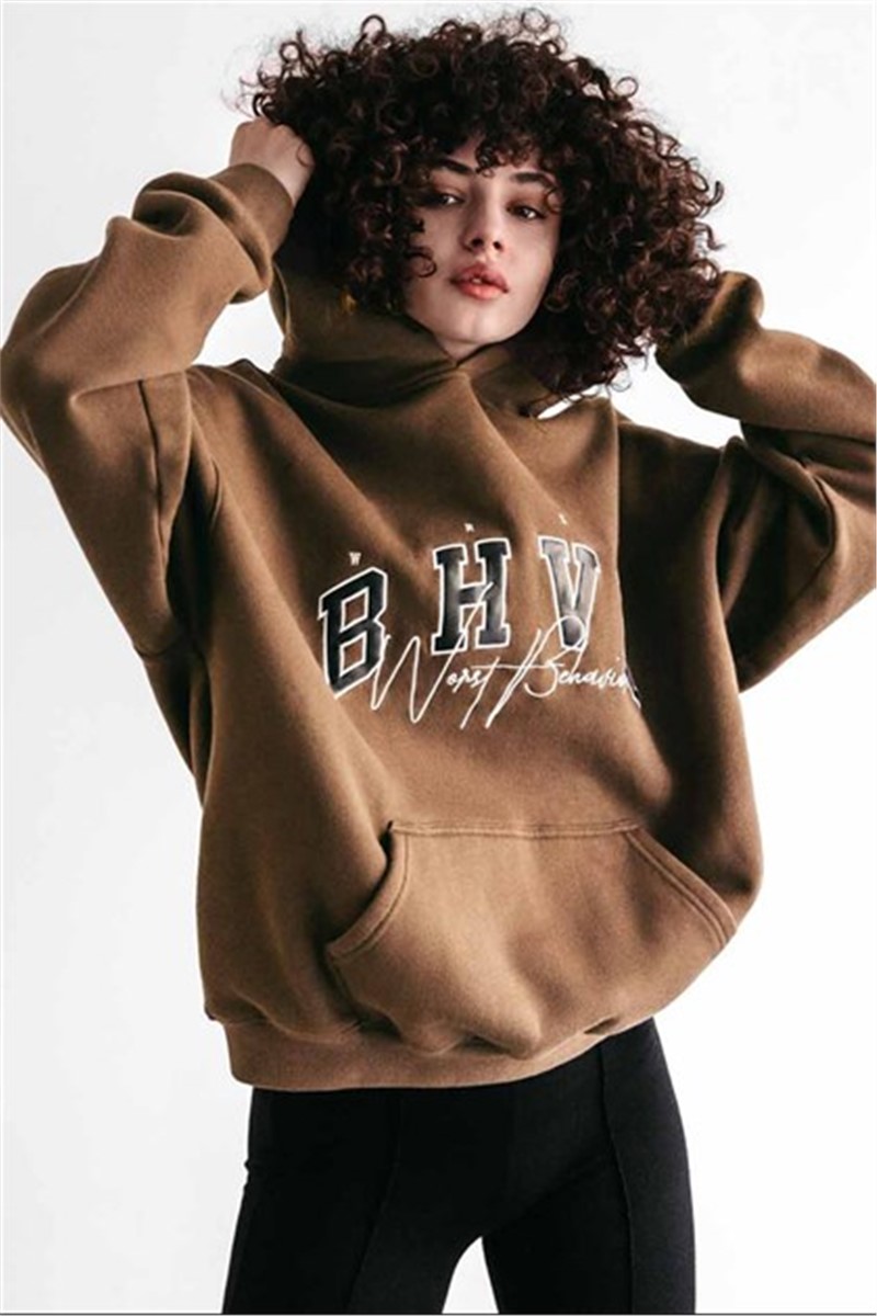 Damen Sweatshirt - braun #302052