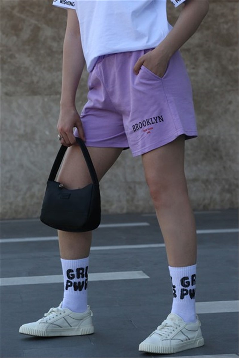 Mad Girls Women's Shorts - Purple #306814