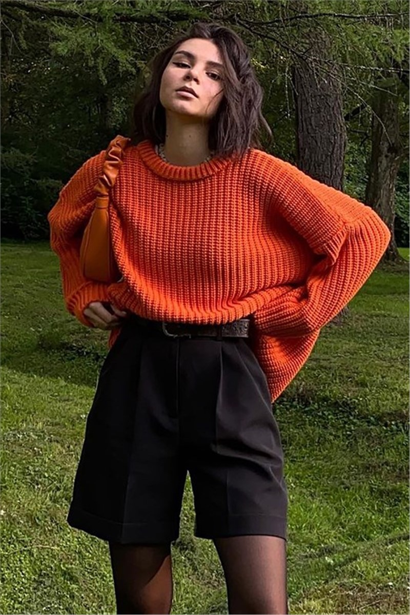 Women's Sweater MG1264 - Orange #358043