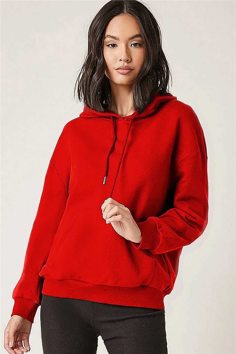 Madmext Women's Sweatshirt - Red #290363