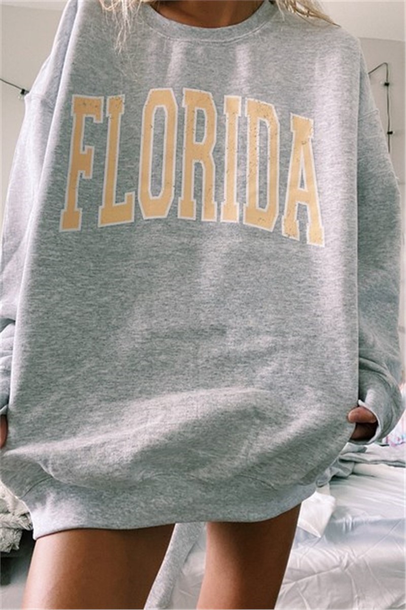 Damen Sweatshirt - gelb #308766