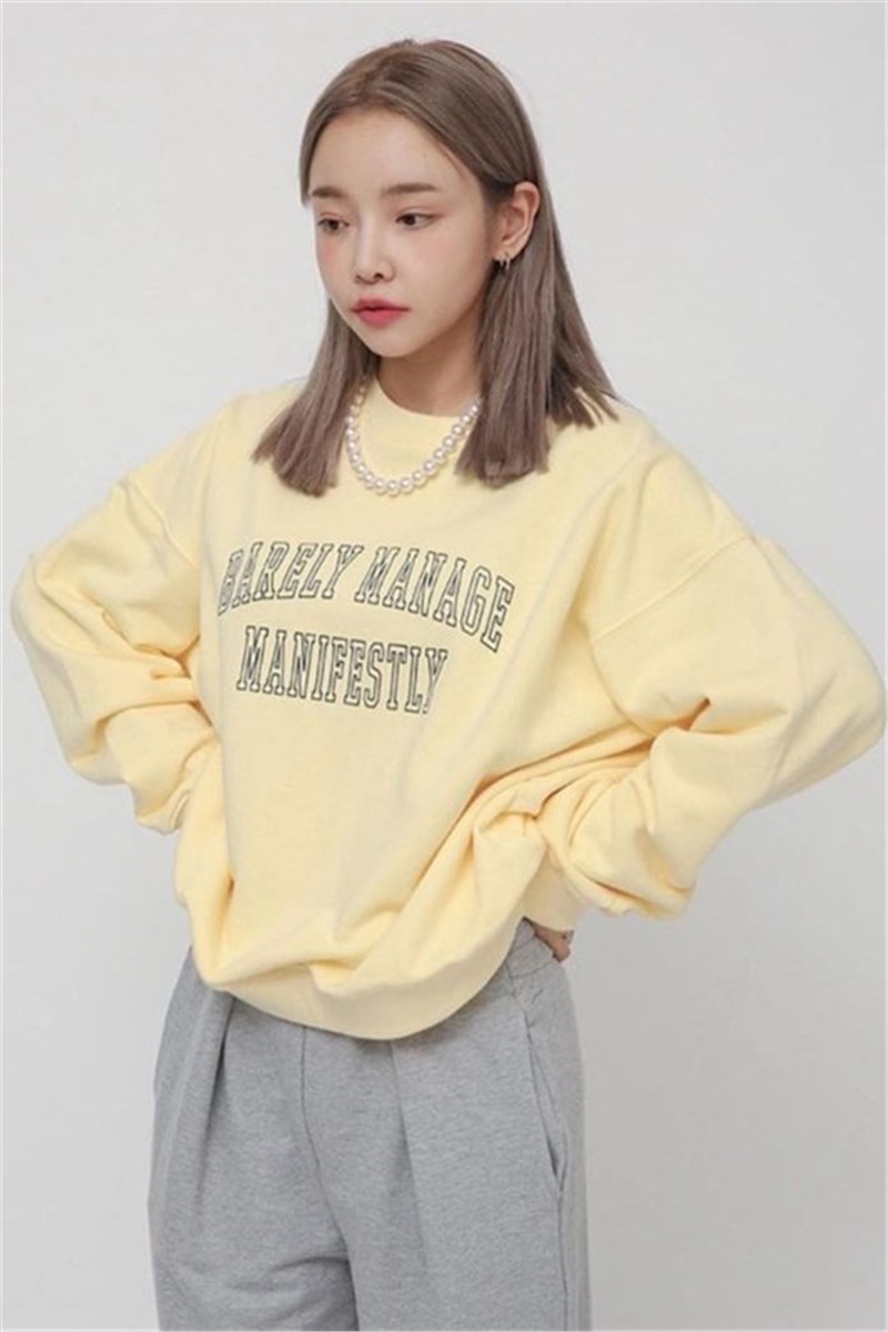 Dámska mikina MG1266 – žltá #319739