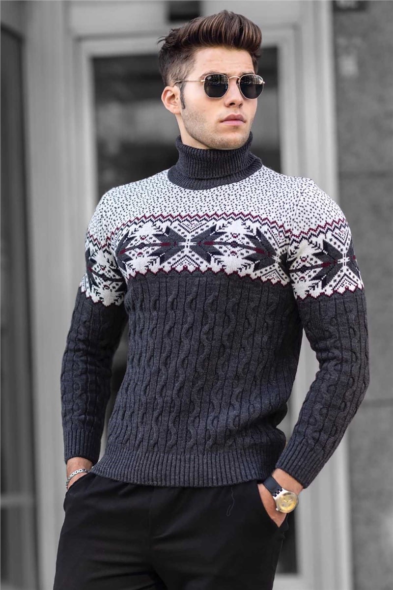 Turtleneck Patterned Jumper