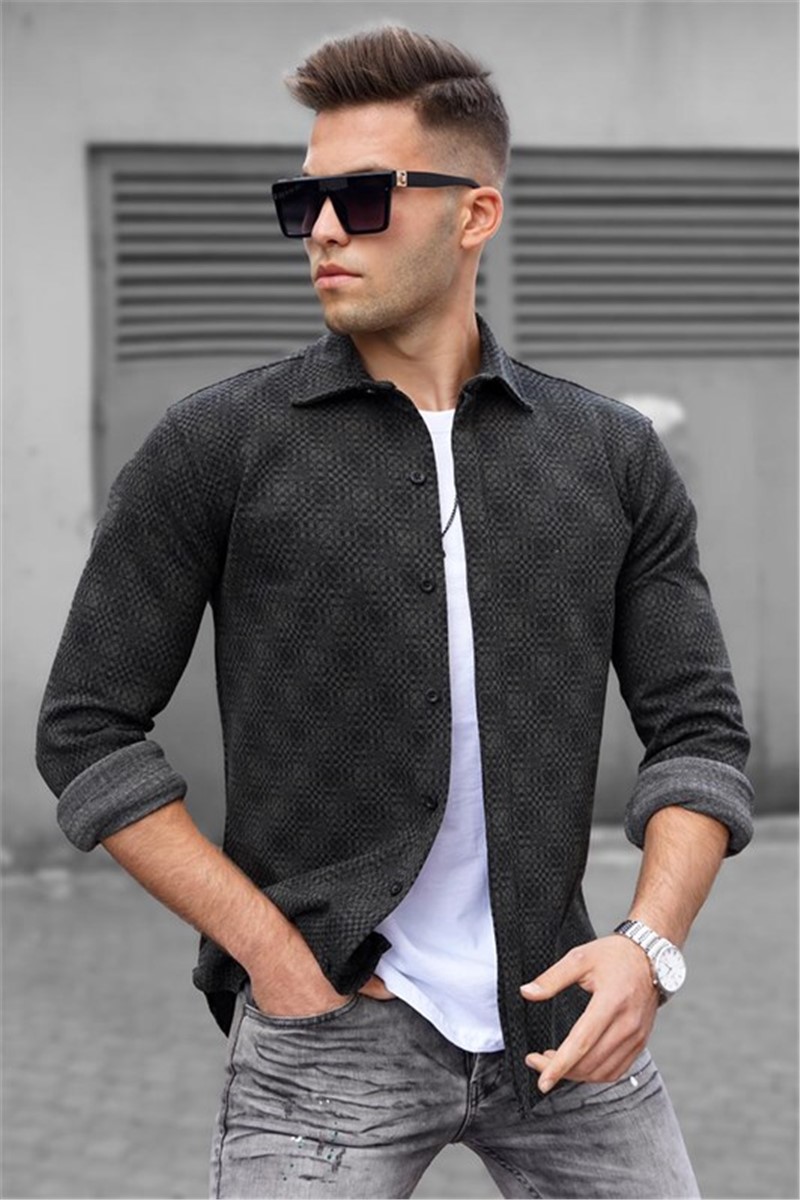 Madmext Men's Shirt - Black #312086