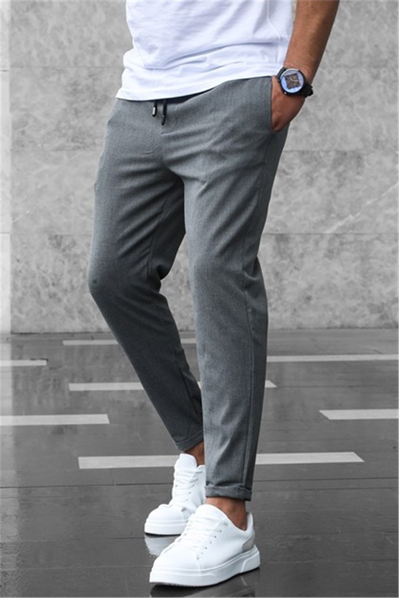 Madmext Men's Trousers - Grey #307574
